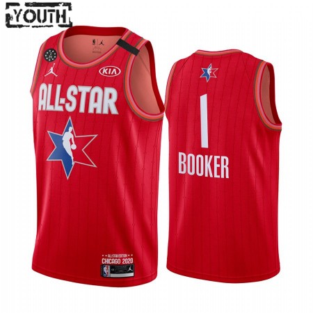 Dres NBA Phoenix Suns Devin Booker 1 2020 All-Star Jordan Brand Crvena Swingman - Dječji